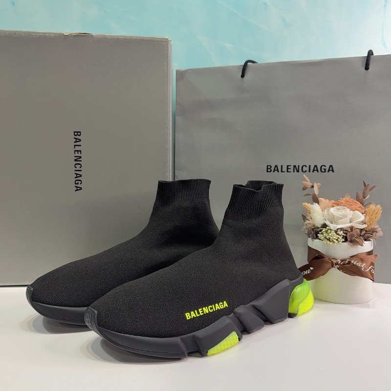 BALENCIAGA SPEED TRAINER針織襪套鞋-0