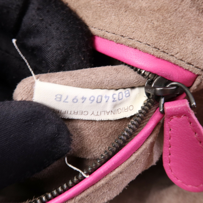 BOTTEGA VENETA 羊皮皮革Nodini肩背袋-7