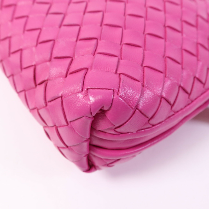 BOTTEGA VENETA 羊皮皮革Nodini肩背袋-12