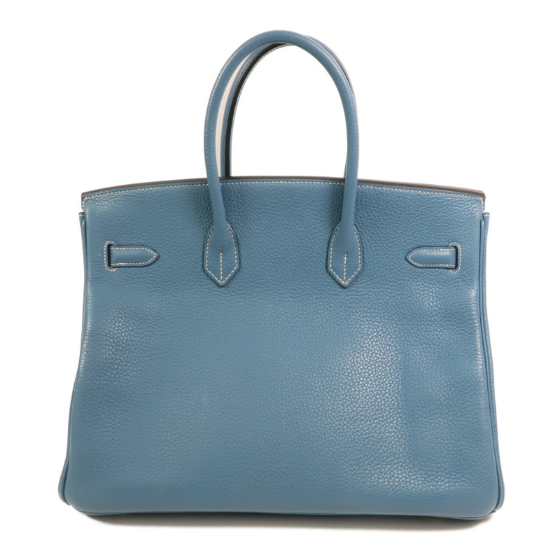 HERMES Togo皮革Birkin 35銀扣手挽袋-1