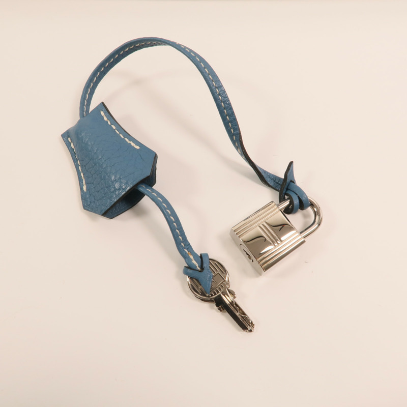 HERMES Togo皮革Birkin 35銀扣手挽袋-9