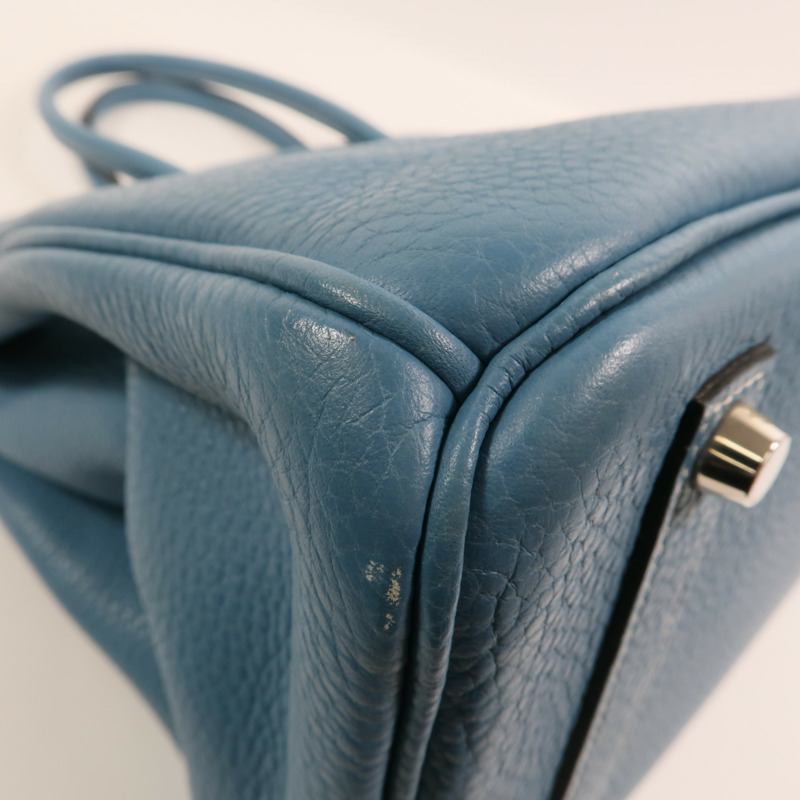 HERMES Togo皮革Birkin 35銀扣手挽袋-14