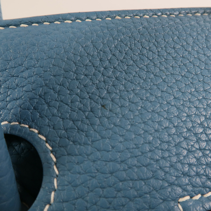 HERMES Togo皮革Birkin 35銀扣手挽袋-15