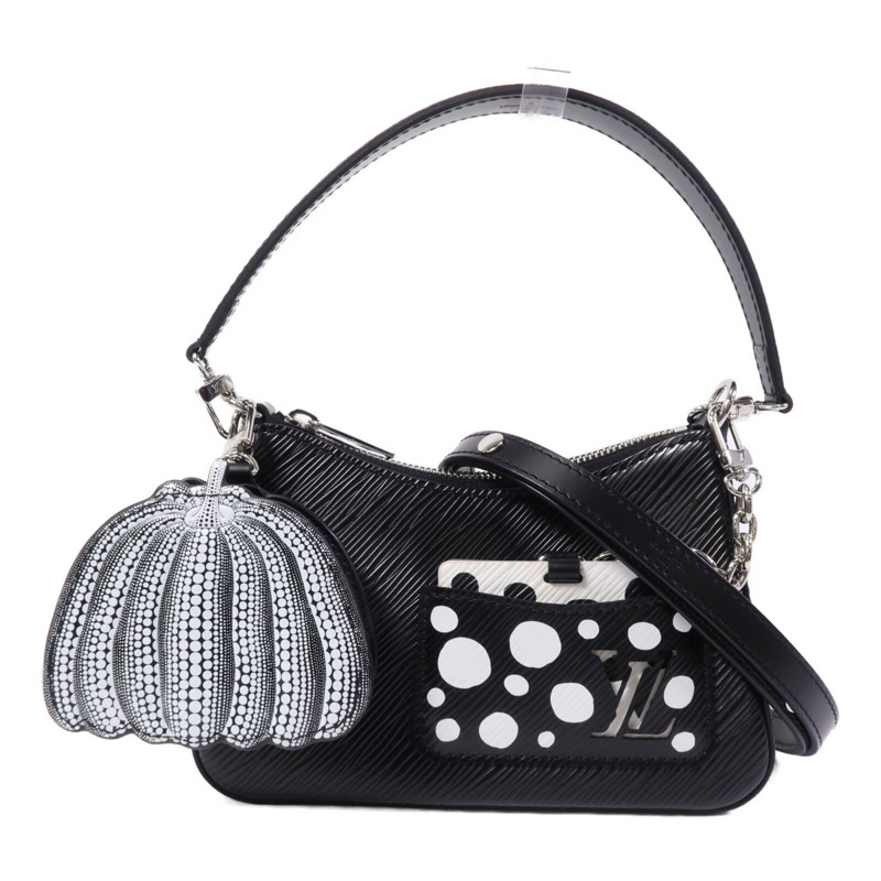 LOUIS VUITTON Epi LVxYK Marellini銀扣鏈帶手挽肩背兩用袋-0