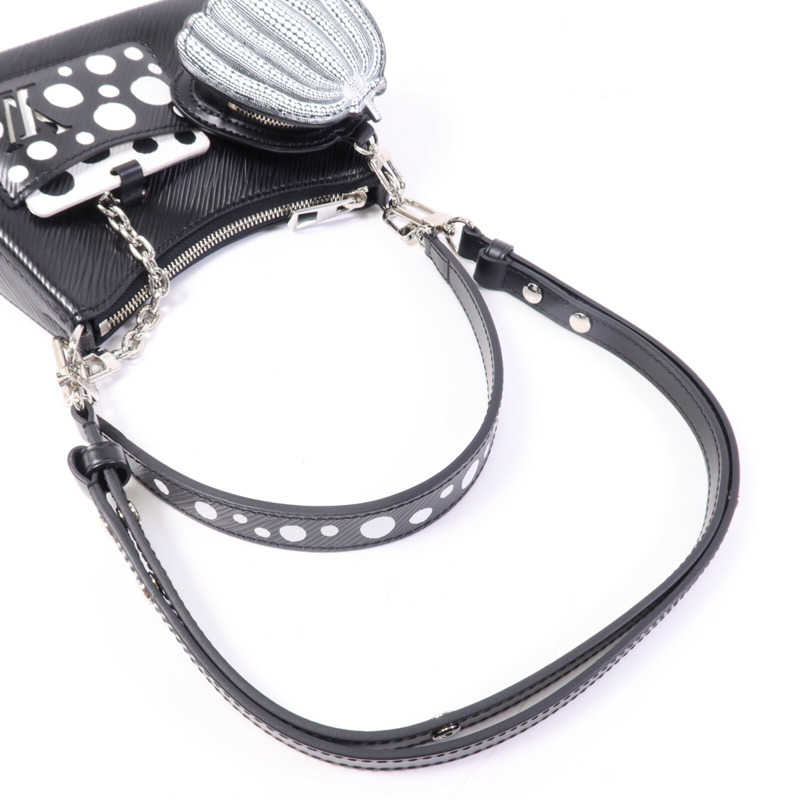 LOUIS VUITTON Epi LVxYK Marellini銀扣鏈帶手挽肩背兩用袋-7