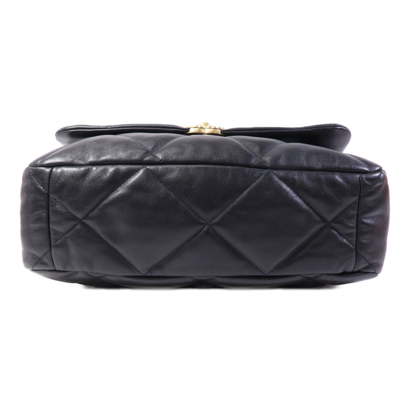 CHANEL 羊皮皮革Chanel 19 Maxi鏈帶肩背袋-3