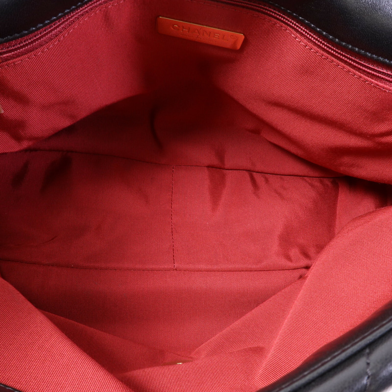 CHANEL 羊皮皮革Chanel 19 Maxi鏈帶肩背袋-4