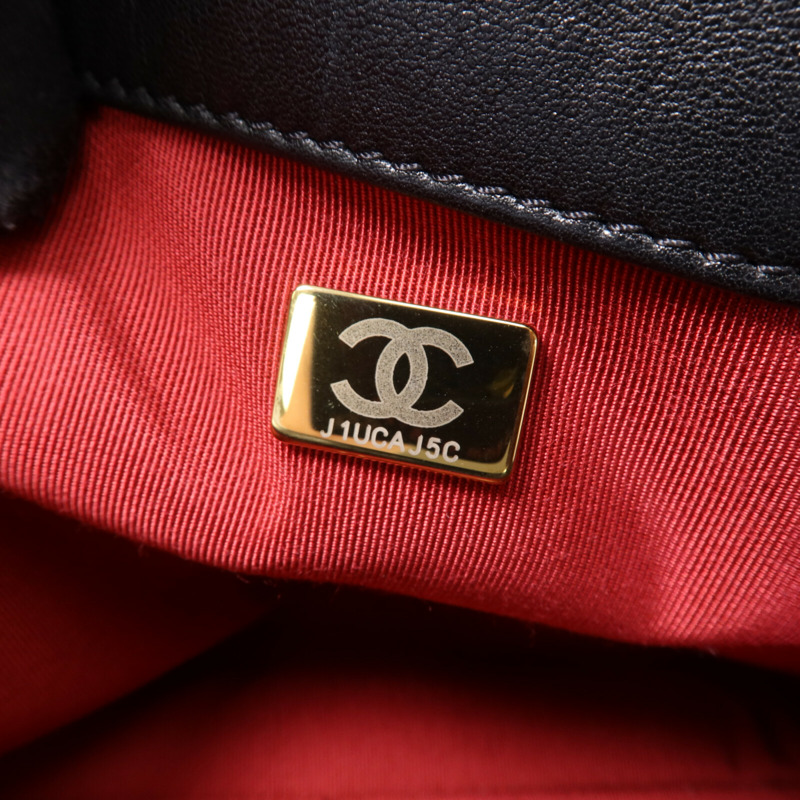 CHANEL 羊皮皮革Chanel 19 Maxi鏈帶肩背袋-7