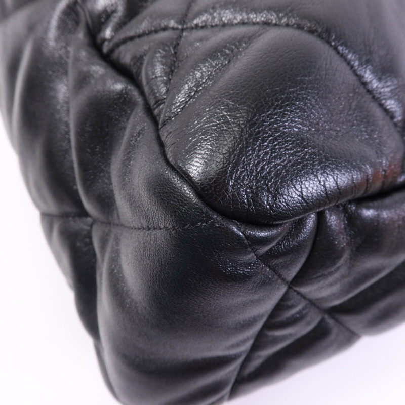 CHANEL 羊皮皮革Chanel 19 Maxi鏈帶肩背袋-13