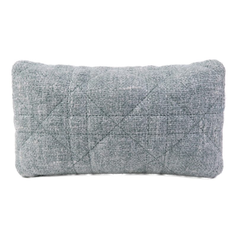 Dior Tweed Caro Small銀扣肩背袋-1