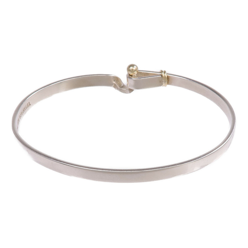 TIFFANY＆CO 925純銀Hook & Eye手鐲-2