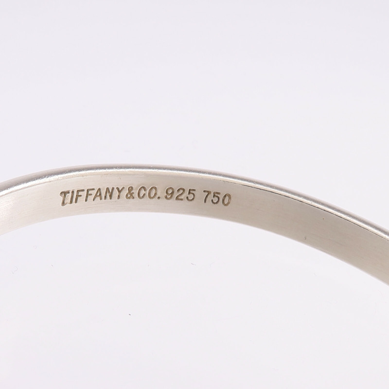 TIFFANY＆CO 925純銀Hook & Eye手鐲-4