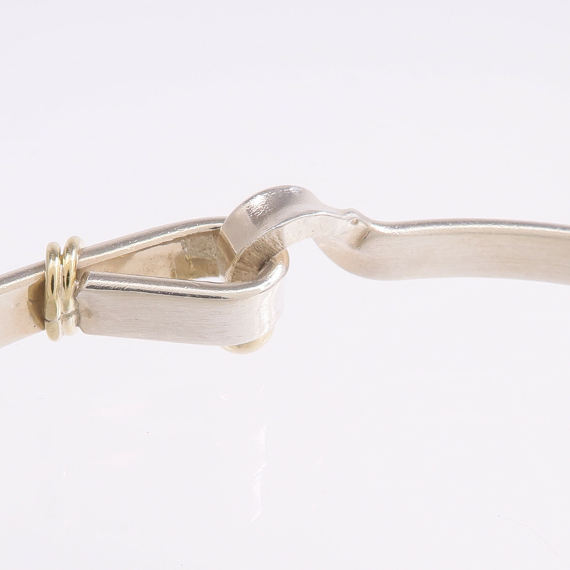 TIFFANY＆CO 925純銀Hook & Eye手鐲-5