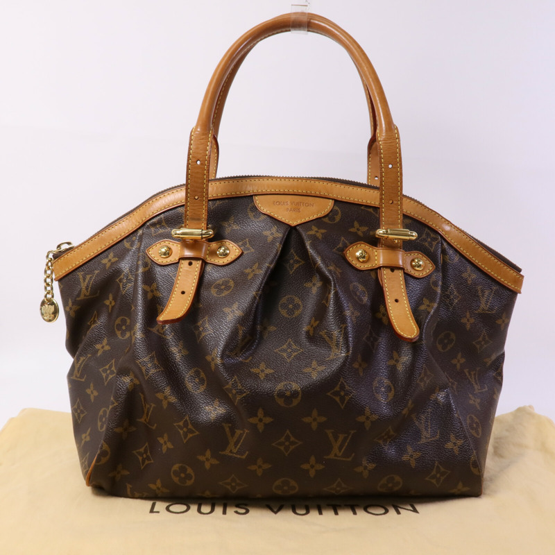 LOUIS VUITTON Monogram Tivoli GM金扣肩背袋-9