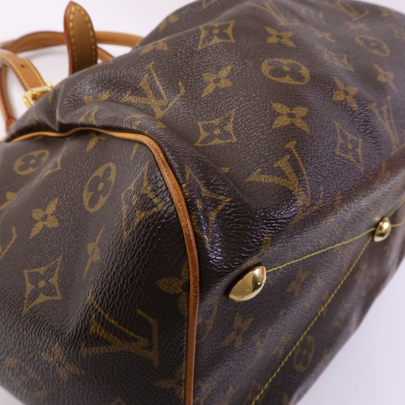 LOUIS VUITTON Monogram Tivoli GM金扣肩背袋-11
