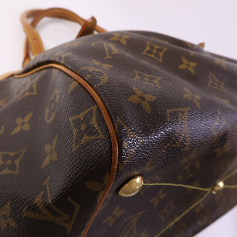 LOUIS VUITTON Monogram Tivoli GM金扣肩背袋-13
