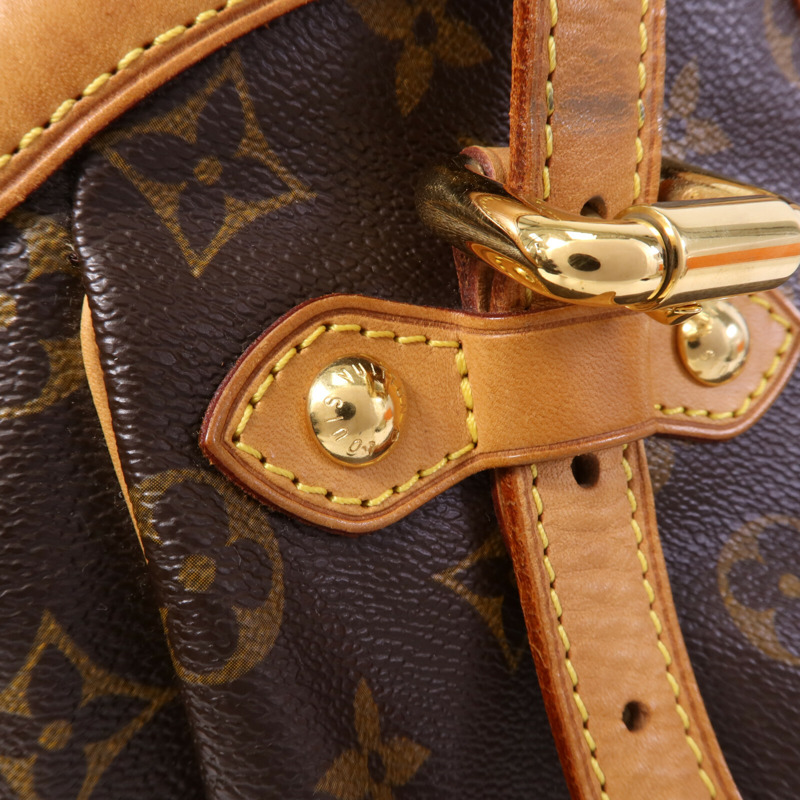 LOUIS VUITTON Monogram Tivoli GM金扣肩背袋-18