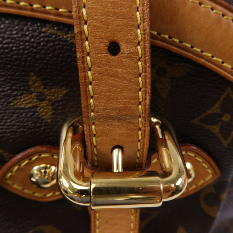 LOUIS VUITTON Monogram Tivoli GM金扣肩背袋-21