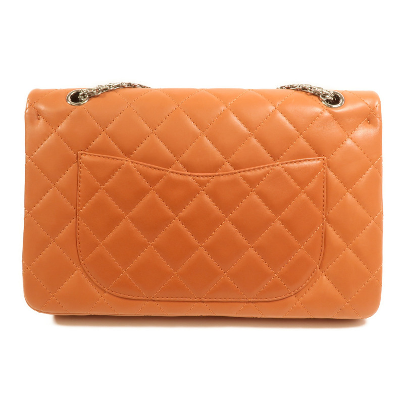 CHANEL 羊皮皮革2.55 Jumbo銀扣鏈帶肩背袋-1