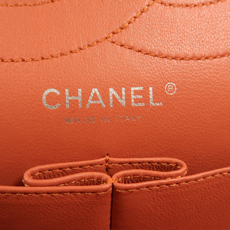 CHANEL 羊皮皮革2.55 Jumbo銀扣鏈帶肩背袋-5