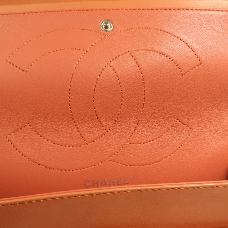 CHANEL 羊皮皮革2.55 Jumbo銀扣鏈帶肩背袋-6