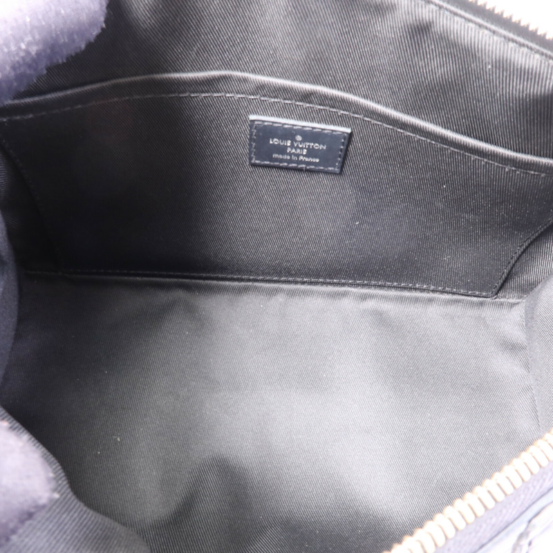 LOUIS VUITTON Monogram Eclipse City Keepall銀扣手挽肩背兩用袋-4