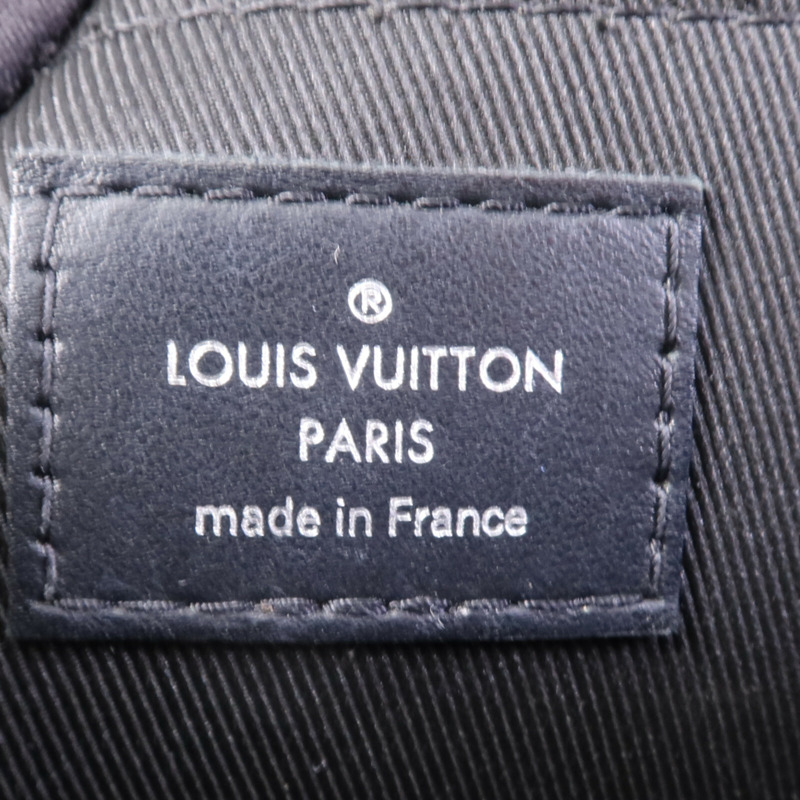 LOUIS VUITTON Monogram Eclipse City Keepall銀扣手挽肩背兩用袋-5