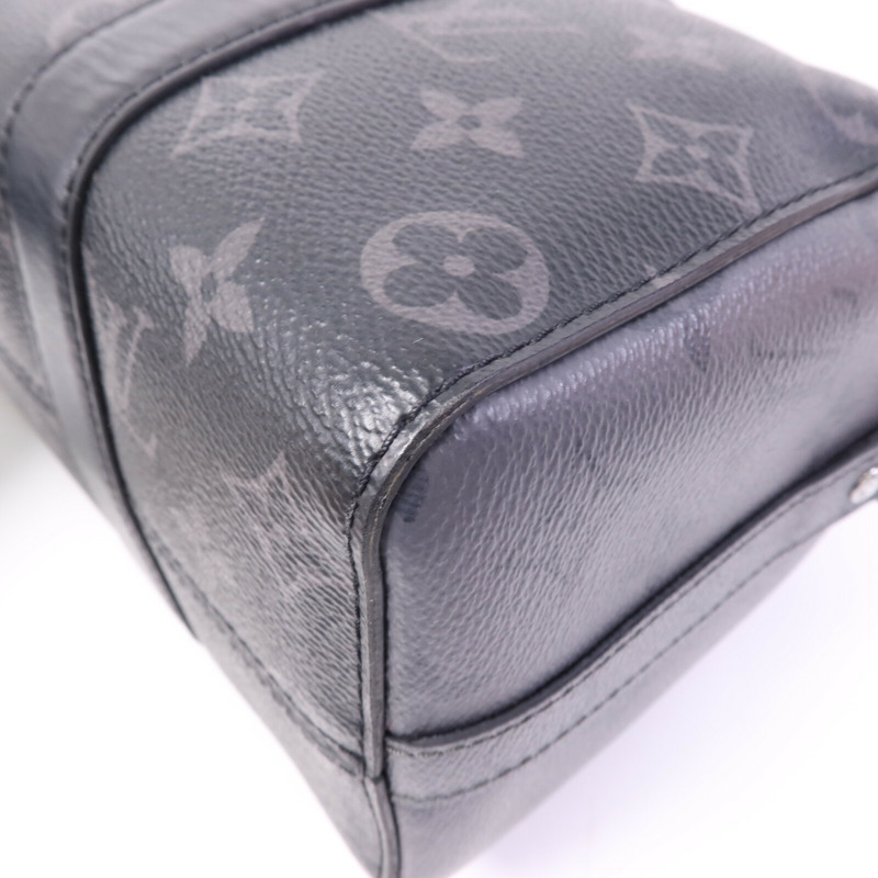 LOUIS VUITTON Monogram Eclipse City Keepall銀扣手挽肩背兩用袋-10
