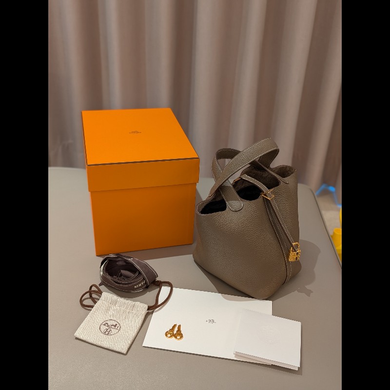 98新Hermès Picotin 18大象灰 Etoupe｜金扣｜U刻（2022）-4