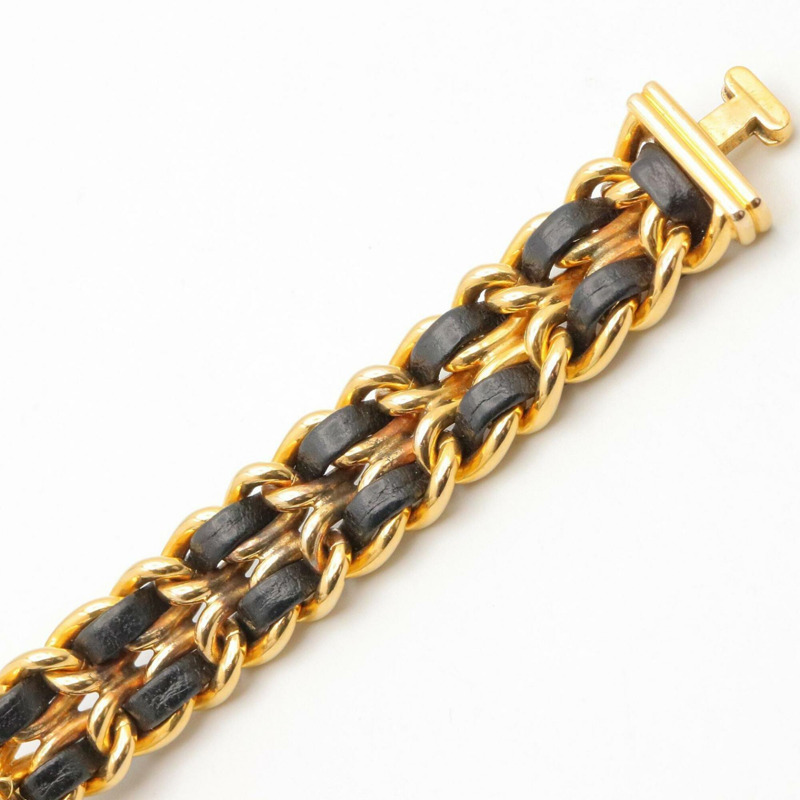 香奈兒 (Chanel) CHANEL Première L 女士腕錶，鍍金 (GP)，皮革錶帶，黑色，H0001-11