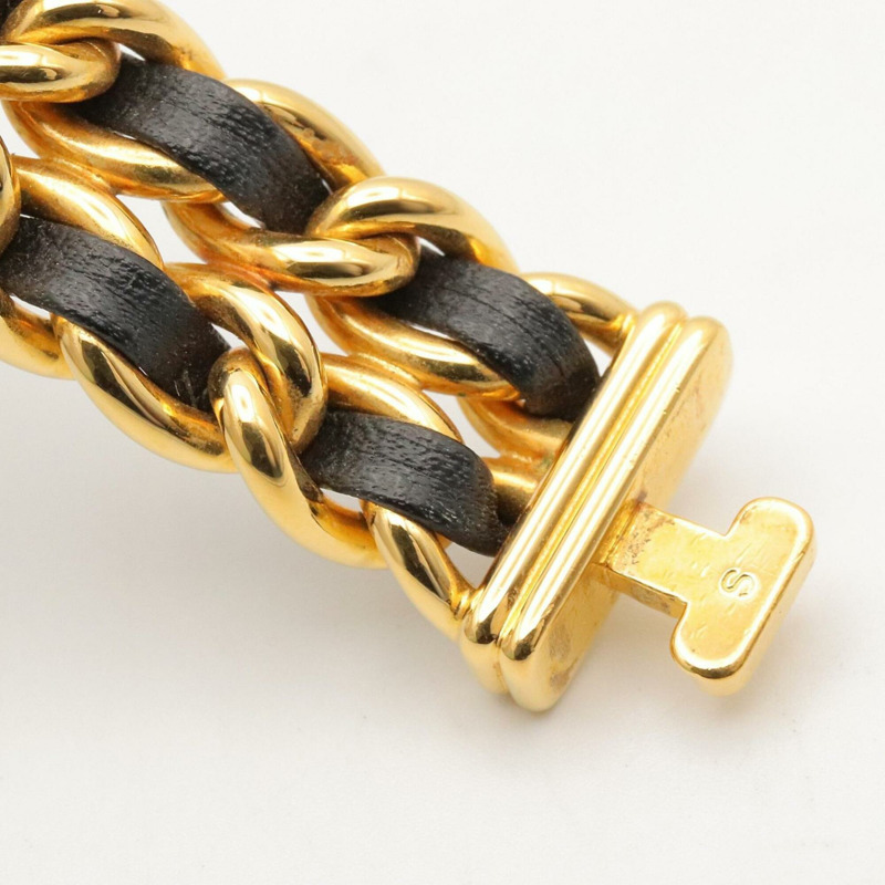 香奈兒 (Chanel) CHANEL Première S 女士腕錶，鍍金 (GP)，皮革錶帶，黑色，H0001-13