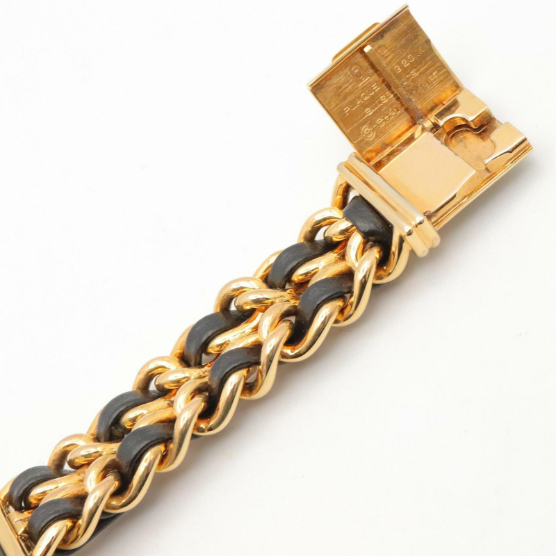 香奈兒 (Chanel) CHANEL Première S 女士腕錶，鍍金 (GP)，皮革錶帶，黑色，H0001-11