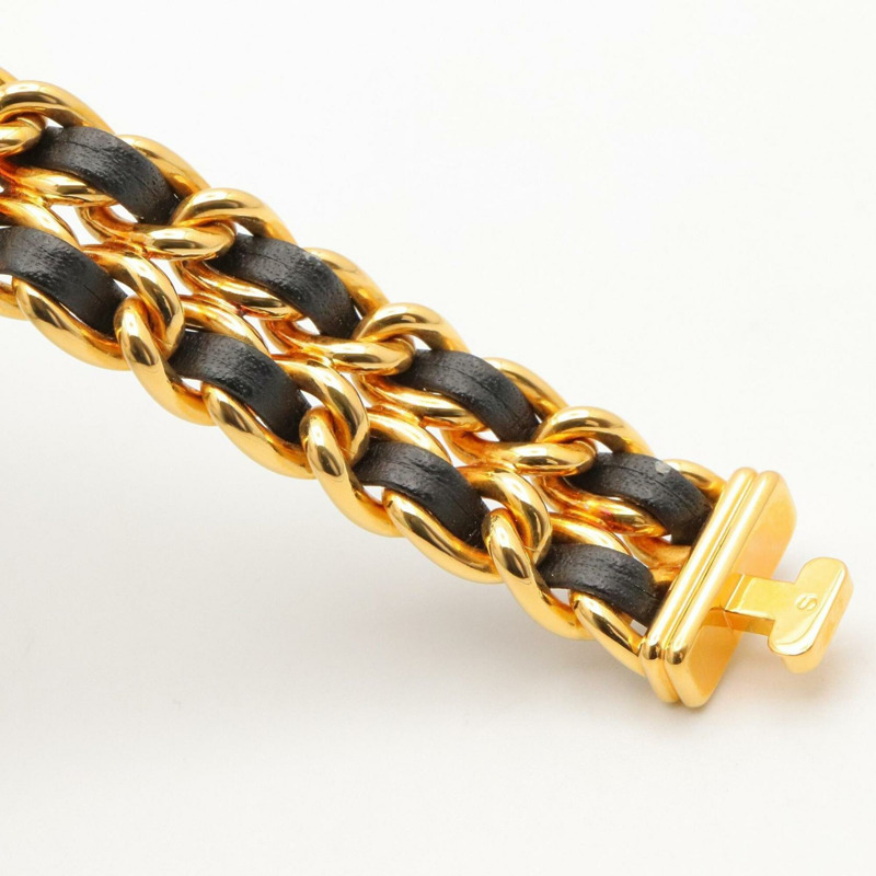 香奈兒 (Chanel) CHANEL Première S 女士腕錶，鍍金 (GP)，皮革錶帶，黑色，H0001-13