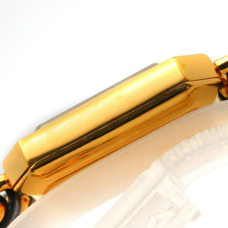 香奈兒 (Chanel) CHANEL Première S 女士腕錶，鍍金 (GP)，皮革錶帶，黑色，H0001-10