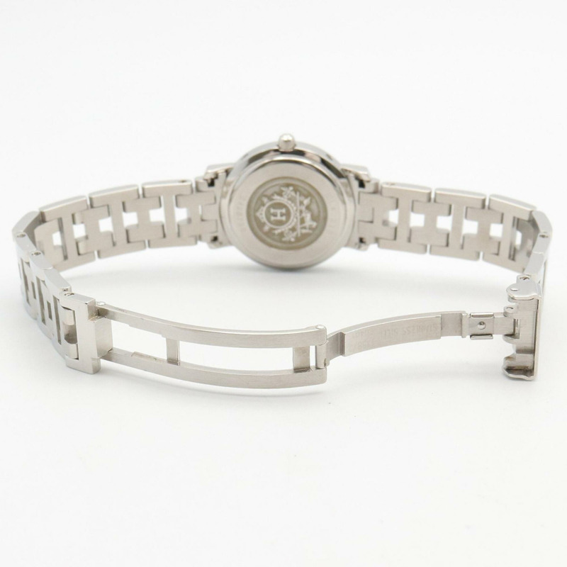 愛馬仕 Clipper 系列腕錶，不鏽鋼材質，女士款，黑色，CL4.210-3