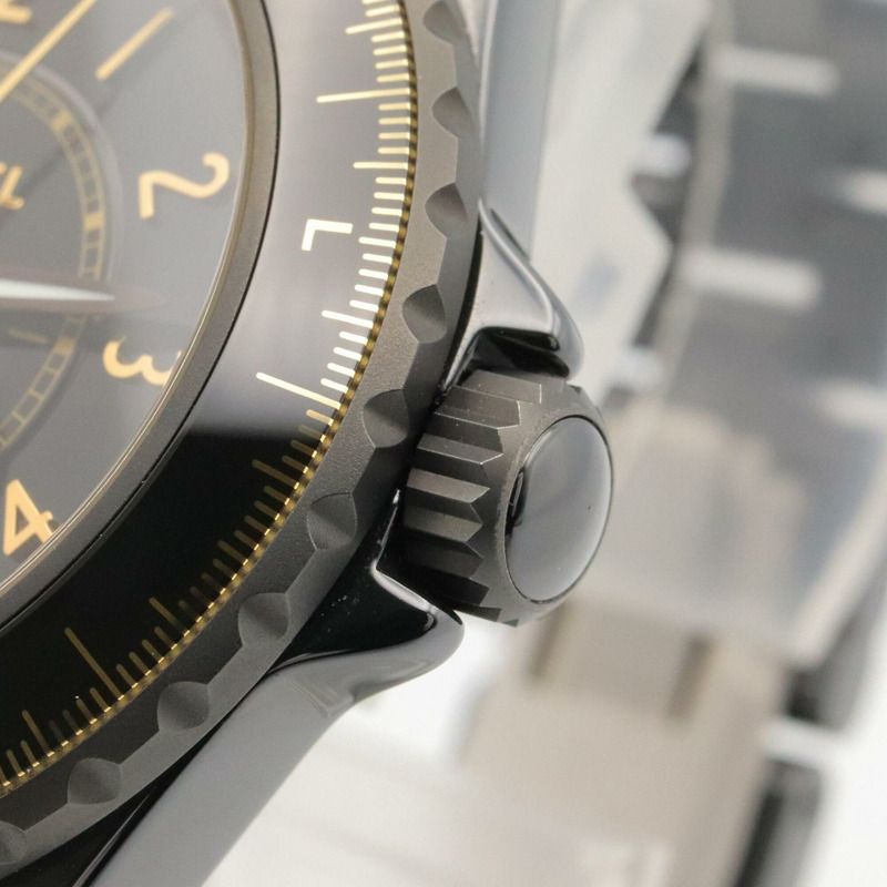 香奈兒 J12 Couture 男士陶瓷腕錶，黑色，H9762-5