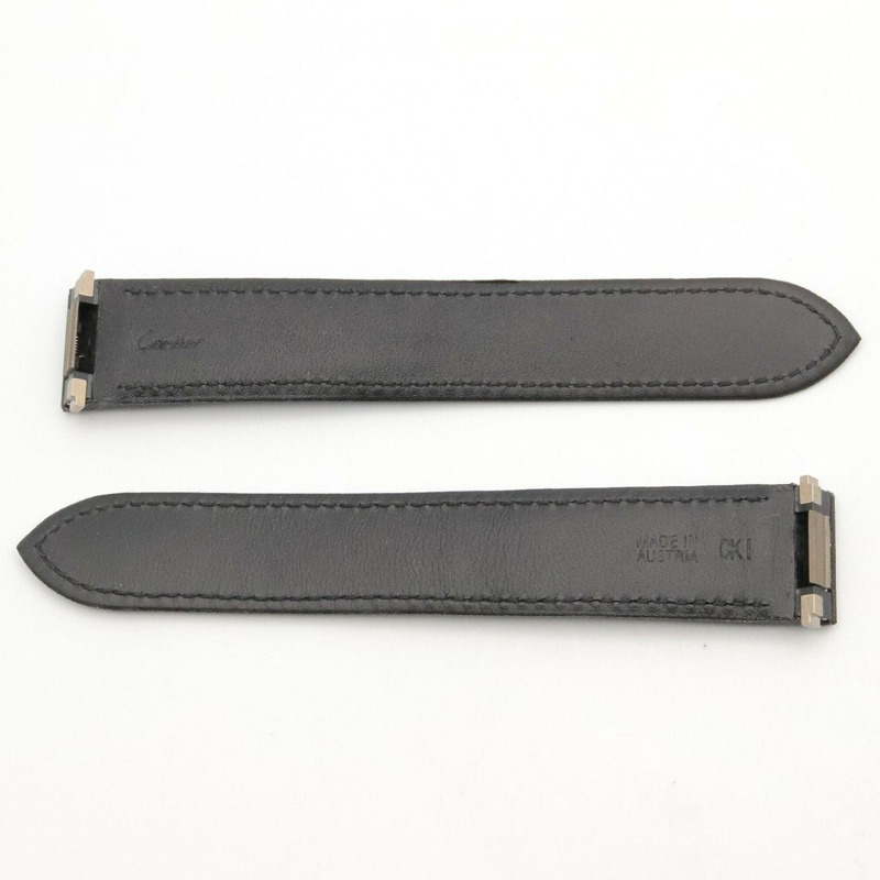 卡地亞 Tank Française LM 男士腕錶，不鏽鋼材質，銀色錶盤，型號 W51002Q3-8