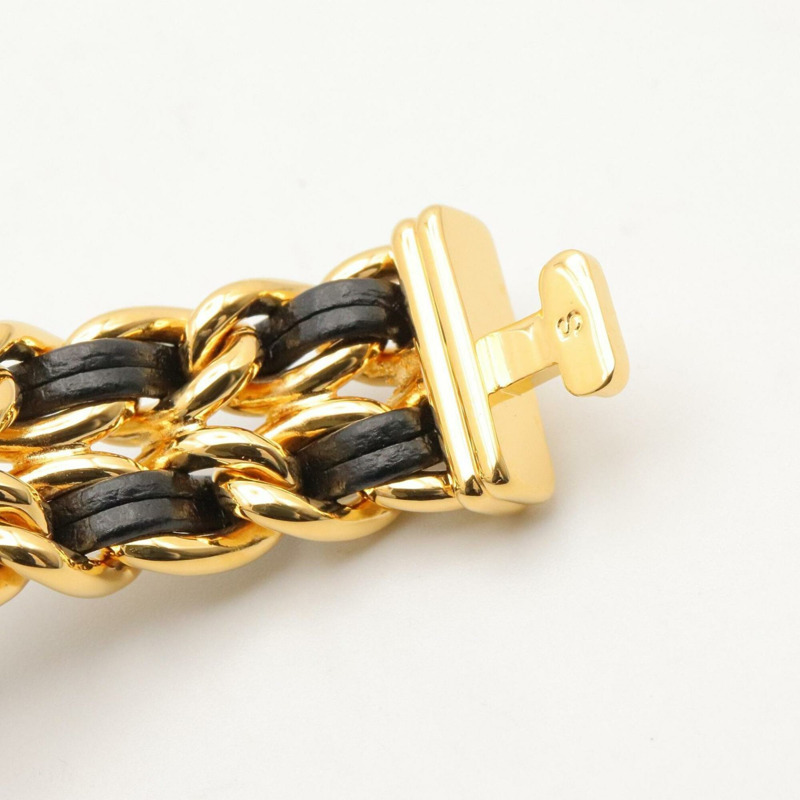 香奈兒 (Chanel) CHANEL Première S 女士腕錶，鍍金 (GP)，皮革錶帶，黑色，H0001-12