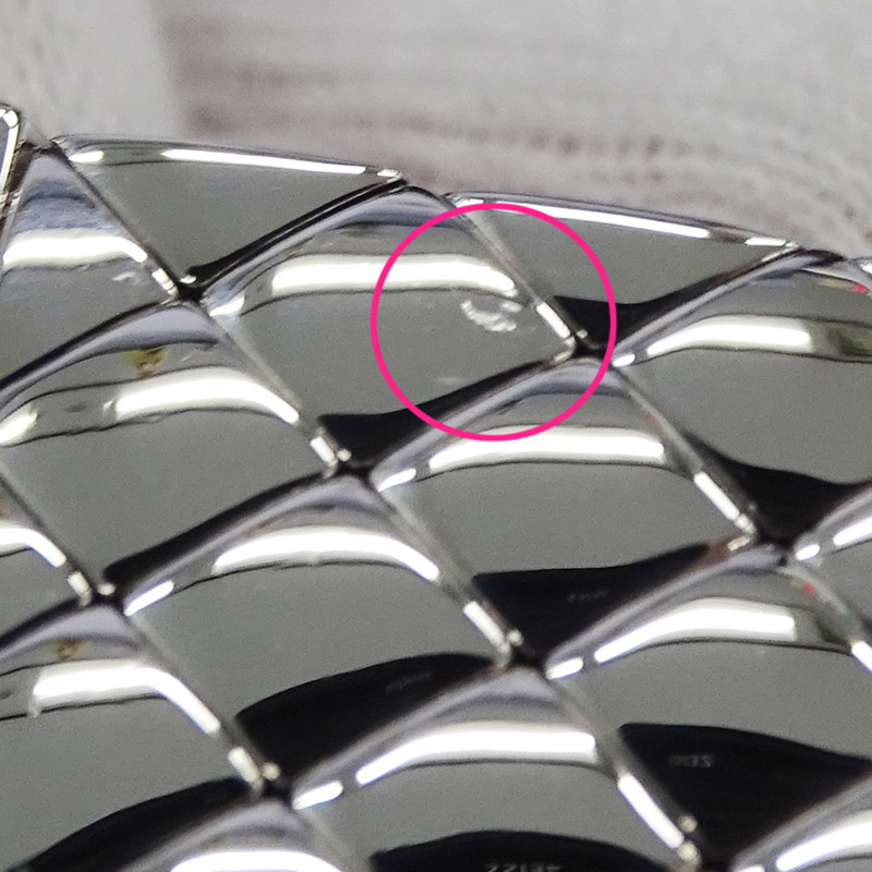 香奈兒女士手錶，品牌名稱，Matelassé，石英，不銹鋼（SS），H0009，銀色，黑色，方形，拋光。-8