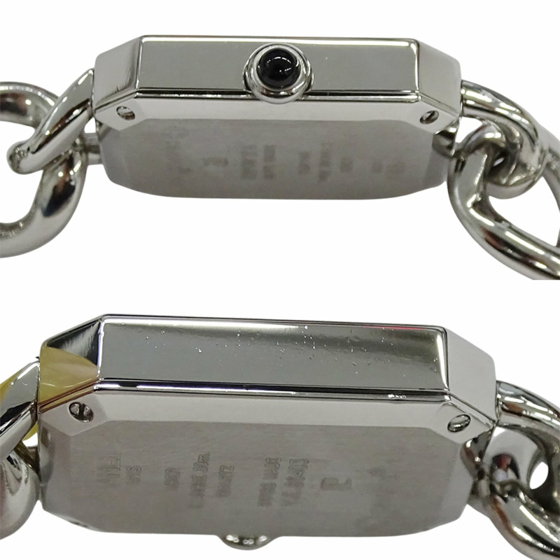 香奈兒 (Chanel) 女士腕錶，Premiere 系列，中號，石英機芯，不銹鋼 (SS)，H0452，銀色/黑色方形鏈，拋光。-2