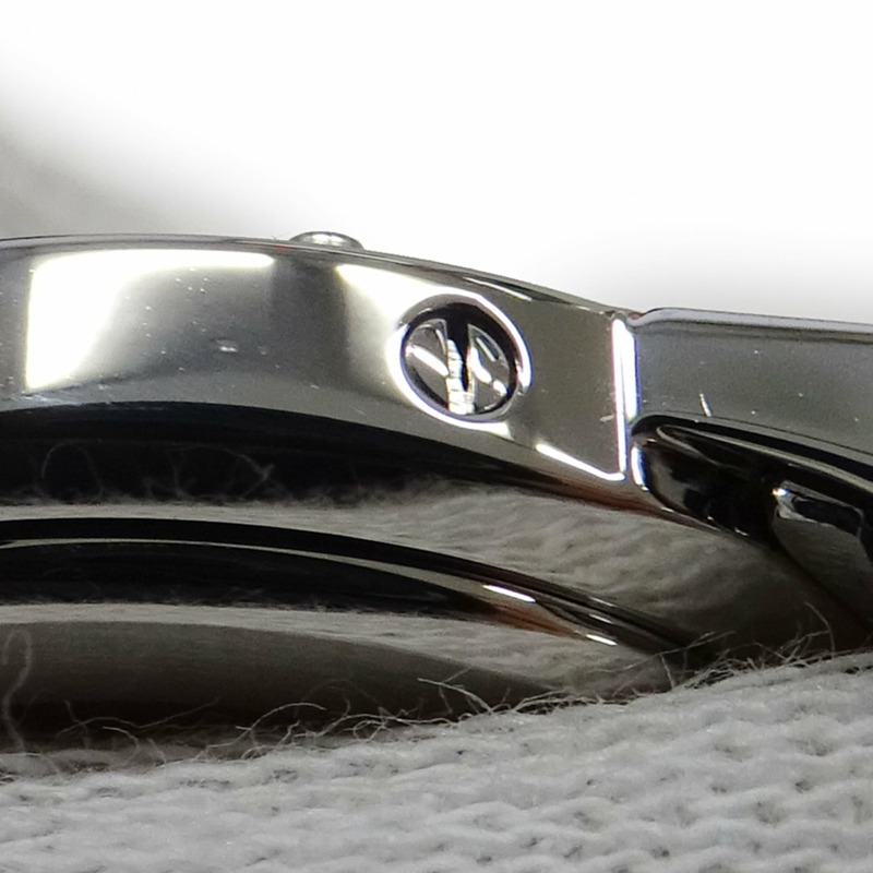 愛馬仕 HERMES 女士腕錶，Clipper Date，石英，不鏽鋼 (SS)，CL4.210，銀色/黑色，拋光。-11