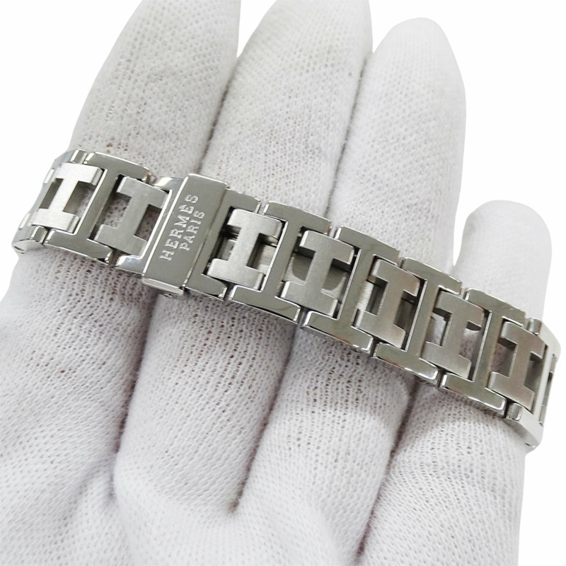 愛馬仕 (HERMES) 女士腕錶，品牌：Clipper Diver Date，石英，不鏽鋼 (SS)，CL5.210，銀色/藍色，拋光。-4