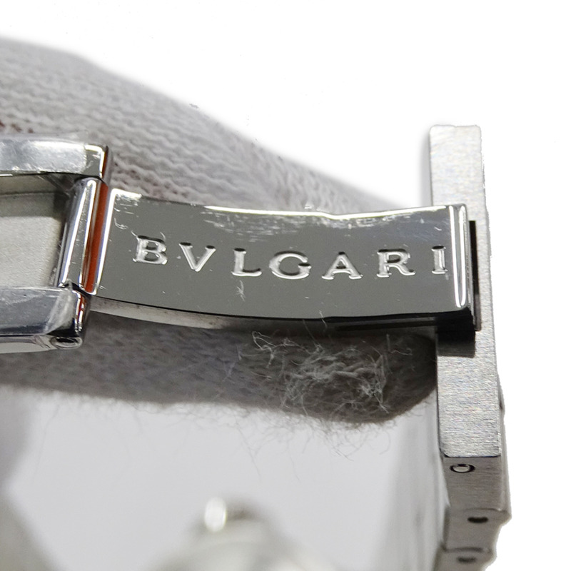 寶格麗 (Bulgari) BVLGARI 男士腕錶，Diagono Date，自動上鍊，不鏽鋼 (SS)，DG40S，銀色，拋光-4