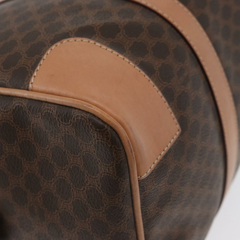 【日本直送】CELINE Macadam帆布手提包 PVC皮革 棕色金色 正品 YKZ161A-13