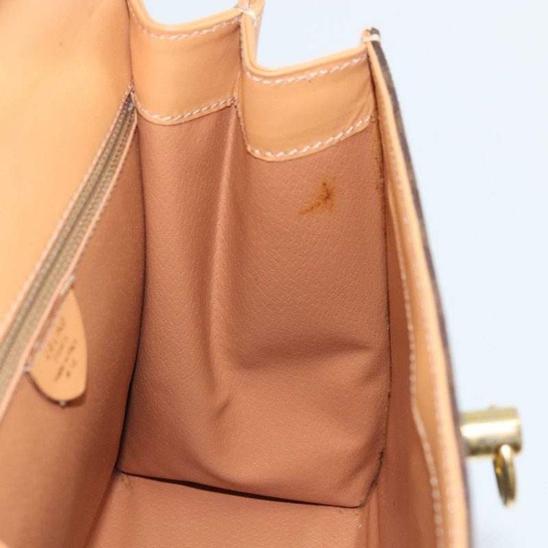 【日本直送】CELINE Macadam帆布手提包 PVC皮革 棕色金色 正品 AMZ142A-17