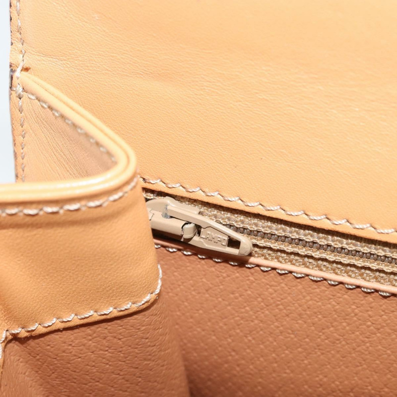 【日本直送】CELINE Macadam帆布手提包 PVC皮革 棕色金色 正品 AMZ142A-19