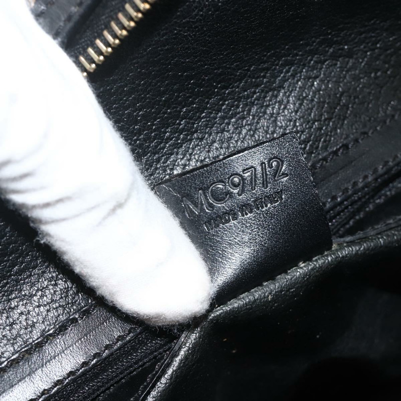 【日本直送】CELINE Macadam帆布手提包 PVC皮革 黑色金色 正品 AMZ525A-11