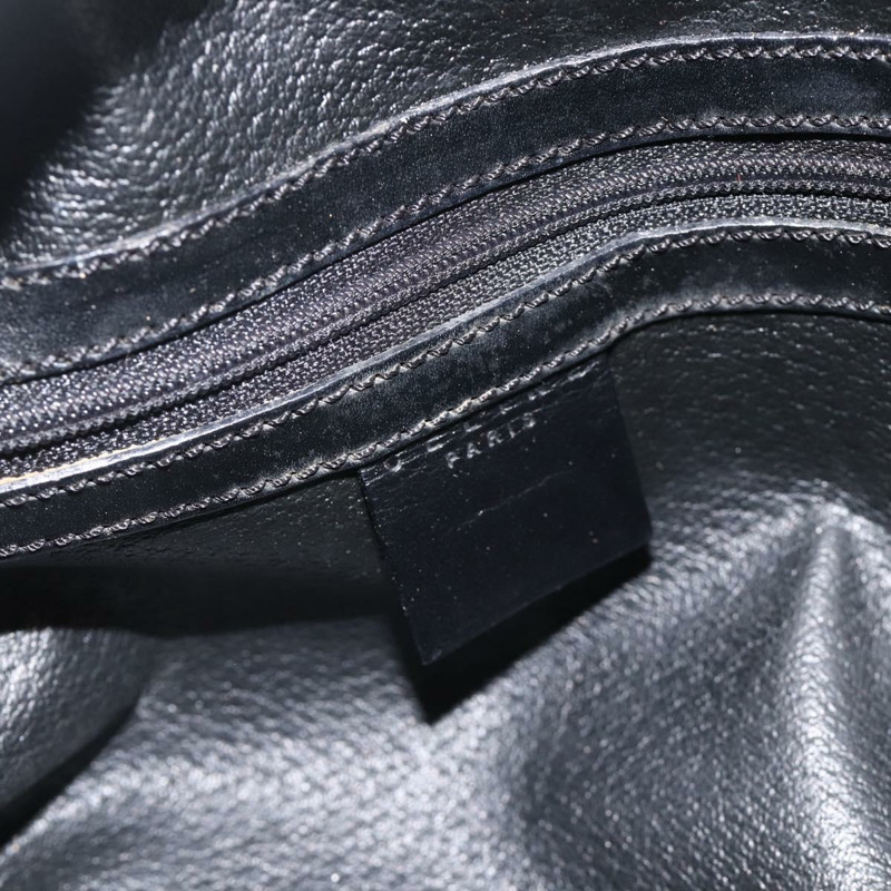 【日本直送】CELINE Macadam帆布手提包 PVC皮革 黑色金色 正品 AMZ525A-17