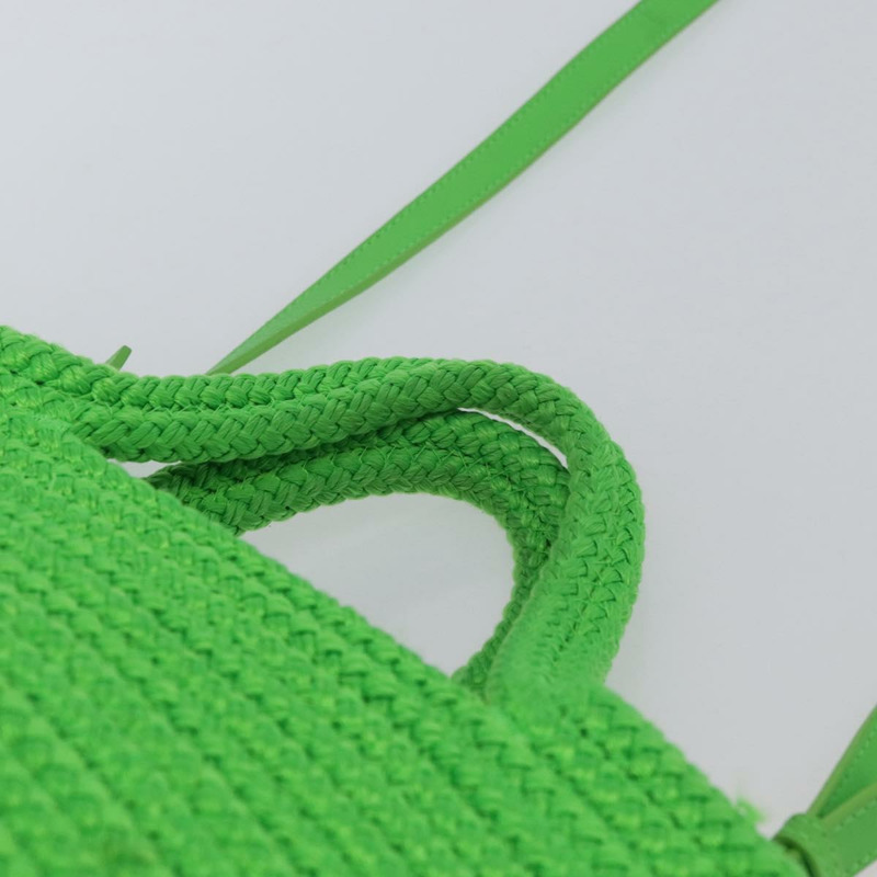 【日本直送】BALENCIAGA ibiza 小號尼龍手提包 2way 綠色銀色 695612 正品 YKZ737A-7