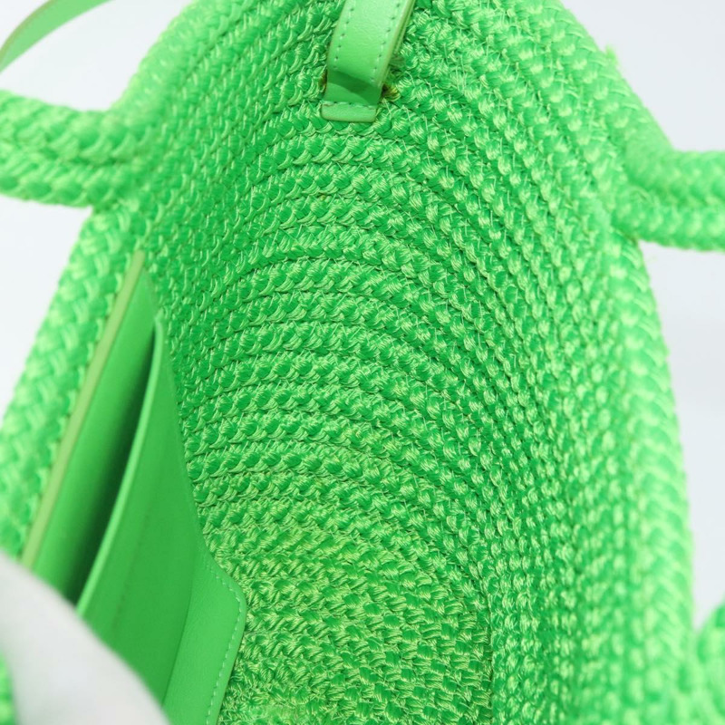 【日本直送】BALENCIAGA ibiza 小號尼龍手提包 2way 綠色銀色 695612 正品 YKZ737A-21